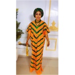 KATE SHREDDED DRESS (ORANGE) - Image 2