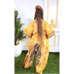LIZZY ADIRE JUMPSUIT (GOLD) - Image 2